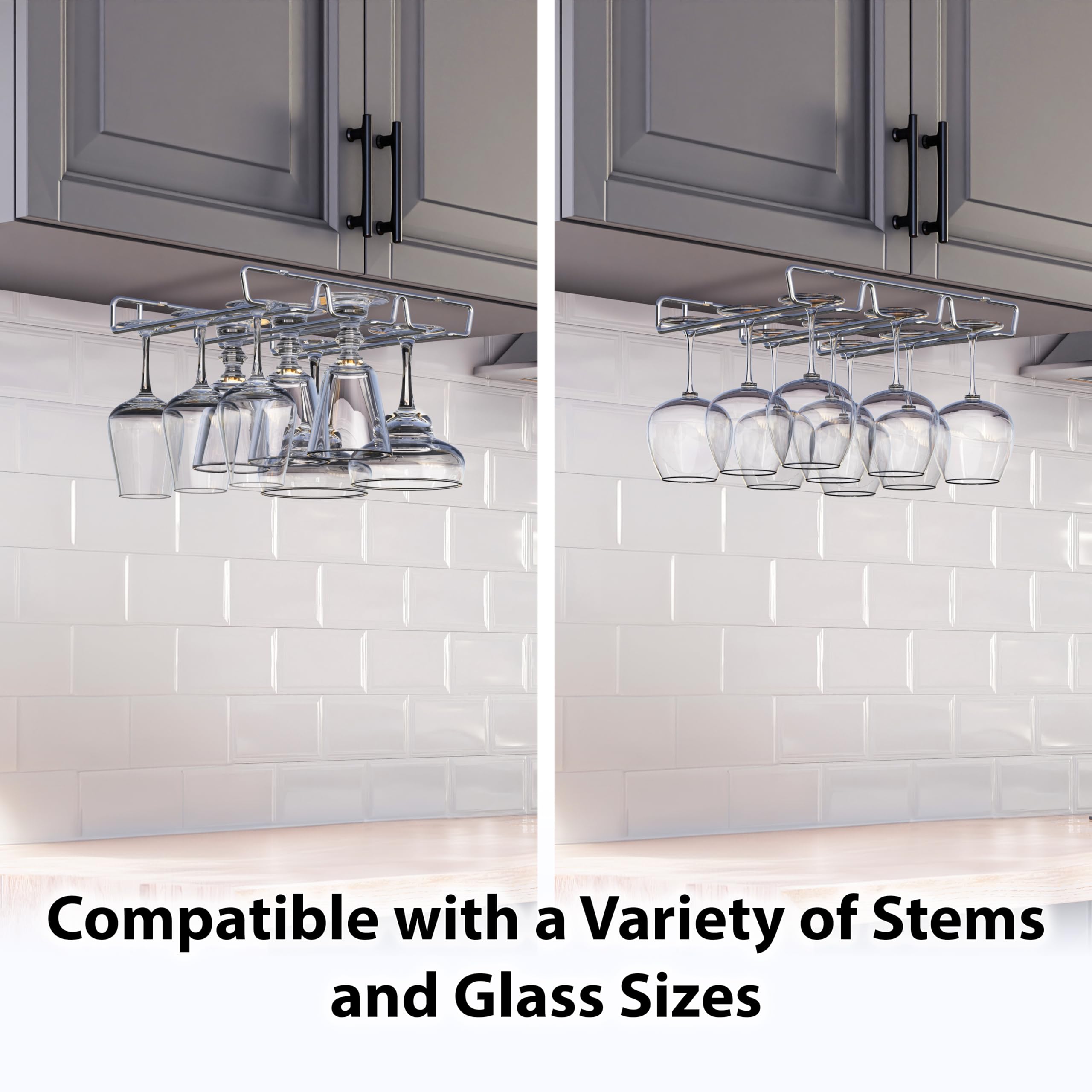 Deco Brothers under cabinet mounting hardware included chrome finish for easy installation