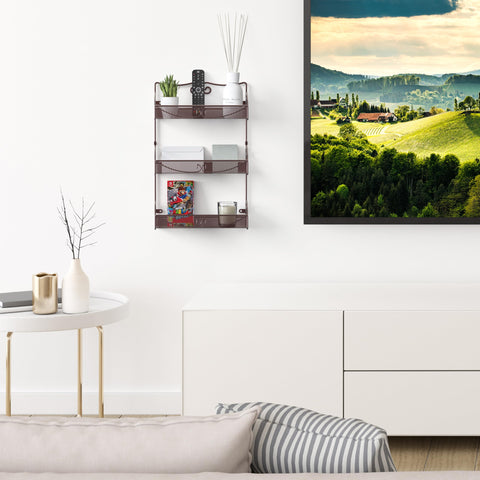 Deco Brothers rack includes wall-mount hardware for quick installation
