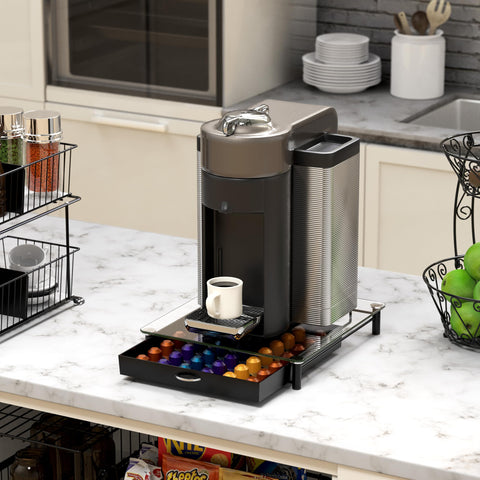 Deco Brothers 42-pod capacity design keeps Nespresso Original Line pods organized