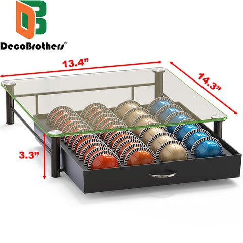 DecoBrothers crystal tempered glass construction adds durability and a premium look.