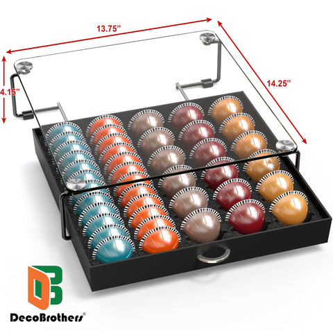 Tempered glass surface adds durability and a sleek countertop accent.