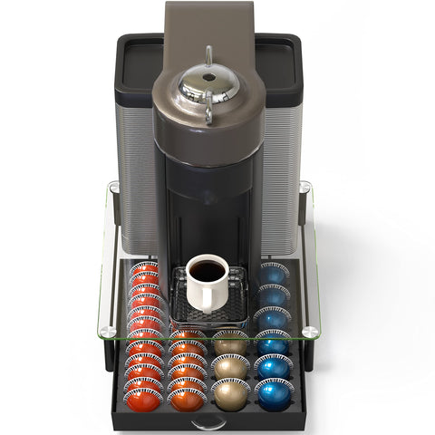 DecoBrothers non-slip rubber feet keep the drawer steady on smooth counters.