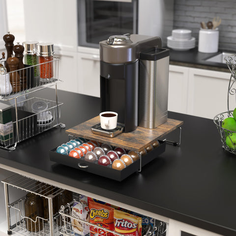 DecoBrothers Supreme Vertuoline Drawer open for quick pod access