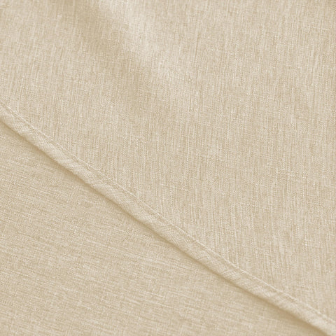 Decorelia wrinkle-free anti-scratch round tablecloth protects surfaces