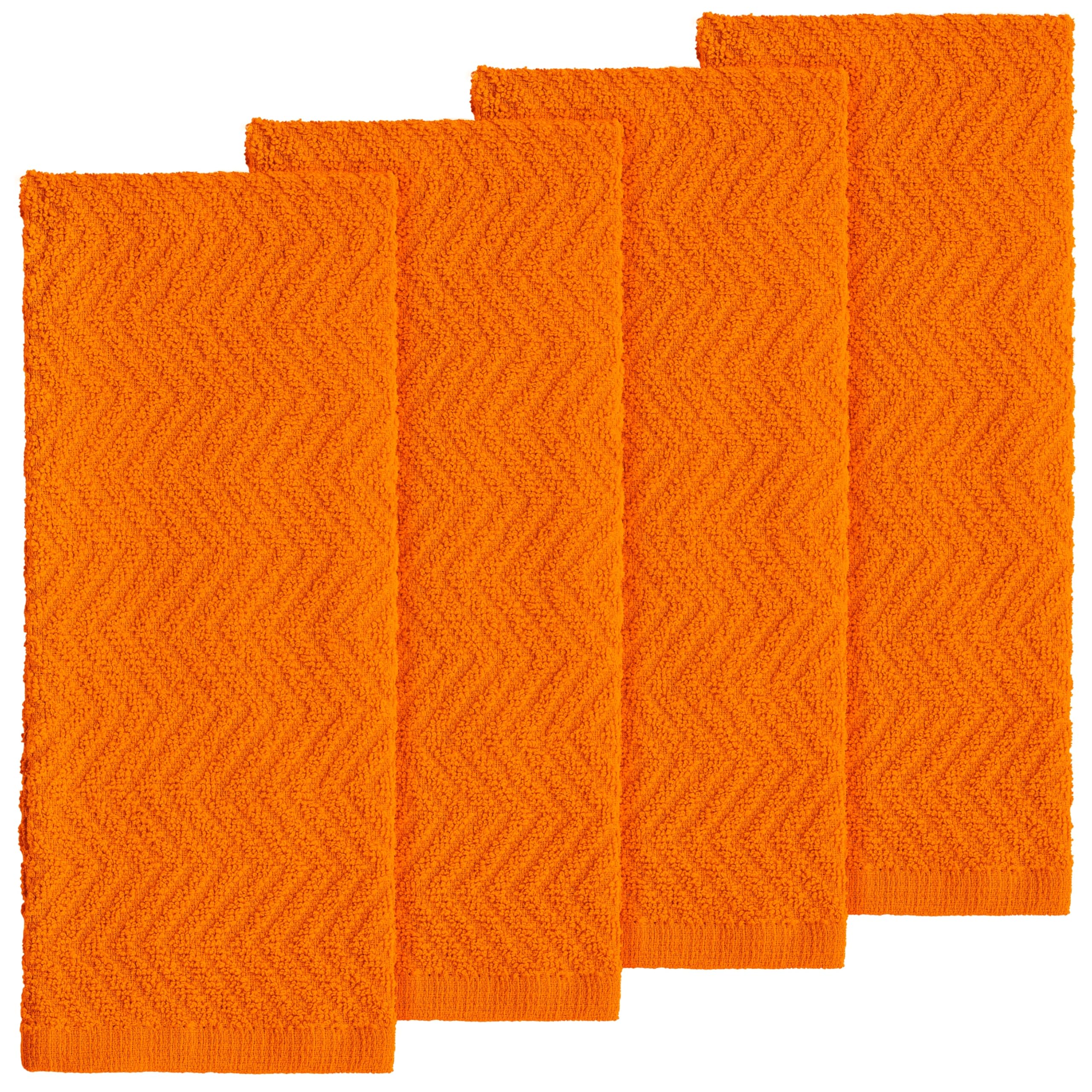 DecorRack orange 15x25 towels ideal for lint-free drying