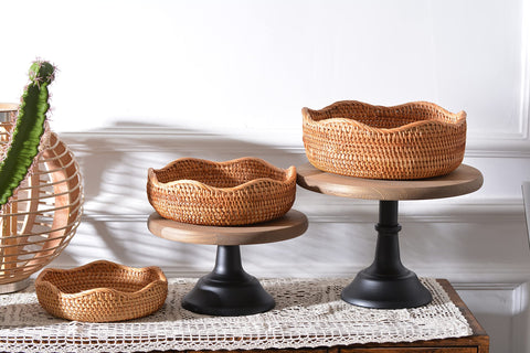 DECRAFTS kitchen counter organization basket, keeps small items neatly within reach