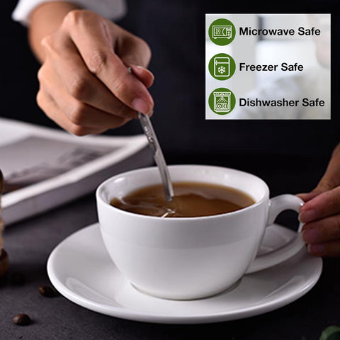DeeCoo microwave and dishwasher safe mug for quick cleanup.