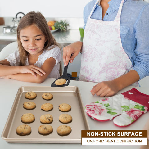 Deedro jelly roll pan 10x15 inch promotes even rolling and browning