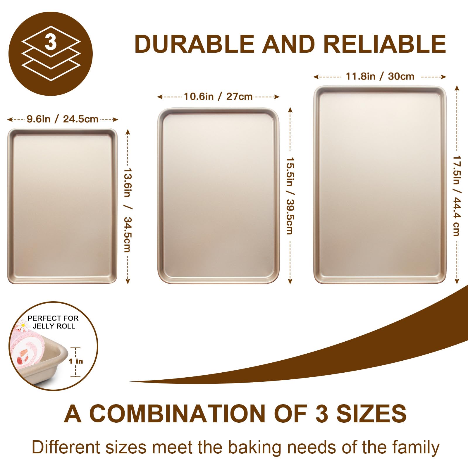 Deedro 12x17.5 half sheet is ideal for roasting vegetables
