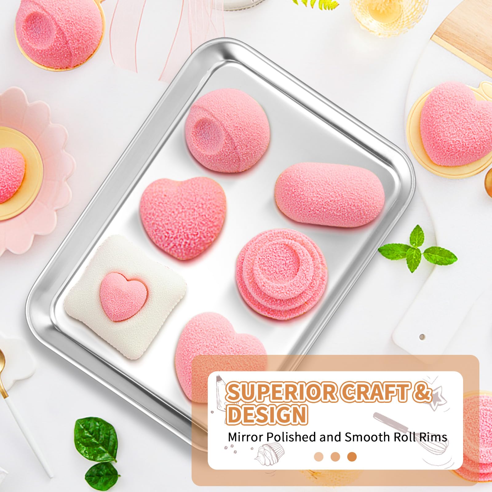 Deedro baking sheets are dishwasher safe for easy cleanup
