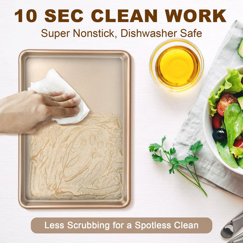 Deedro easy-clean interior and exterior simplifies post-bake cleanup