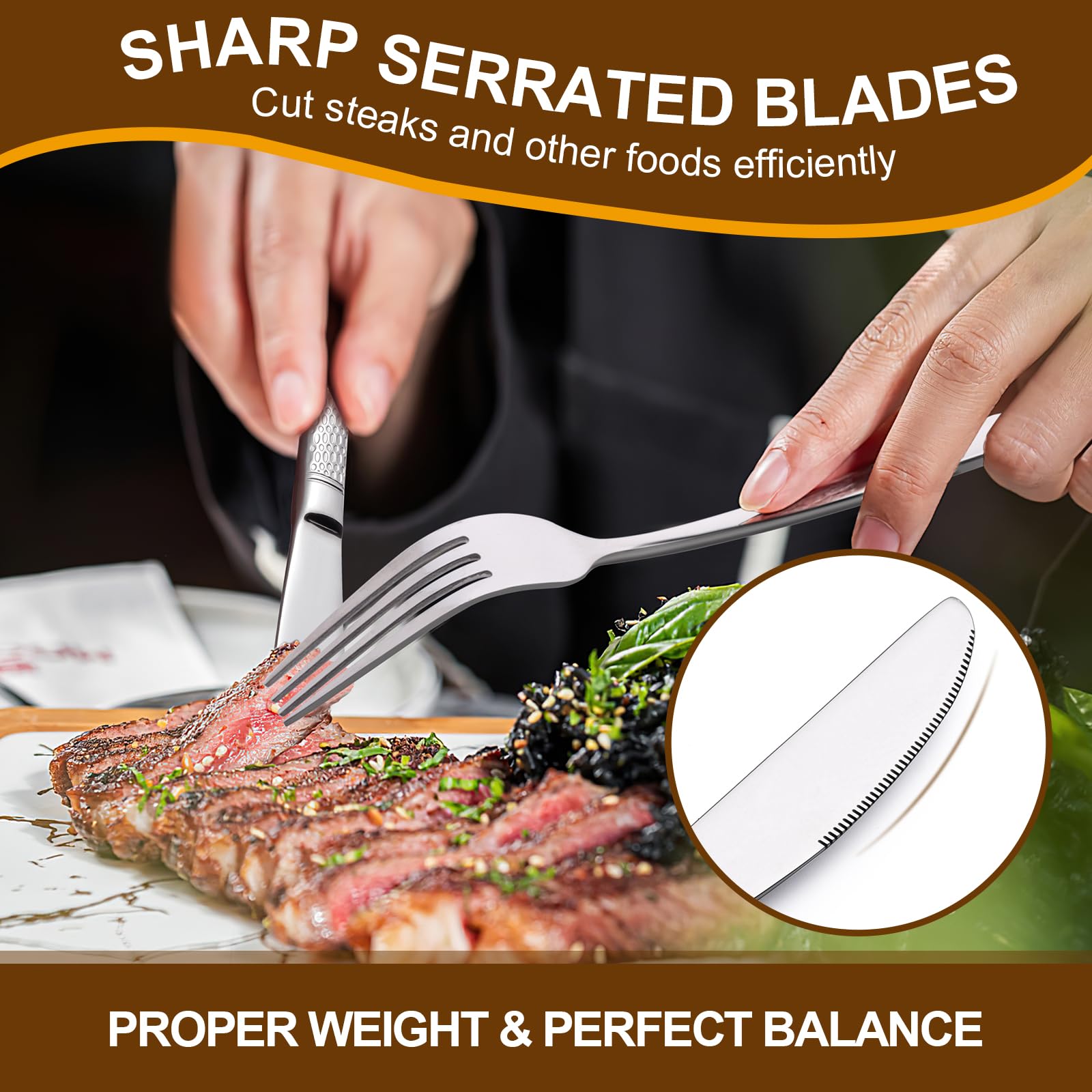 Deedro ergonomic curved handles provide comfortable grip during daily use