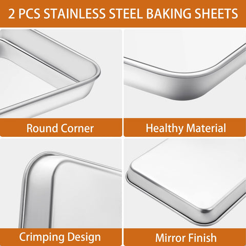 Deedro oven-baking tray with reinforced edge resists warping for steady performance.