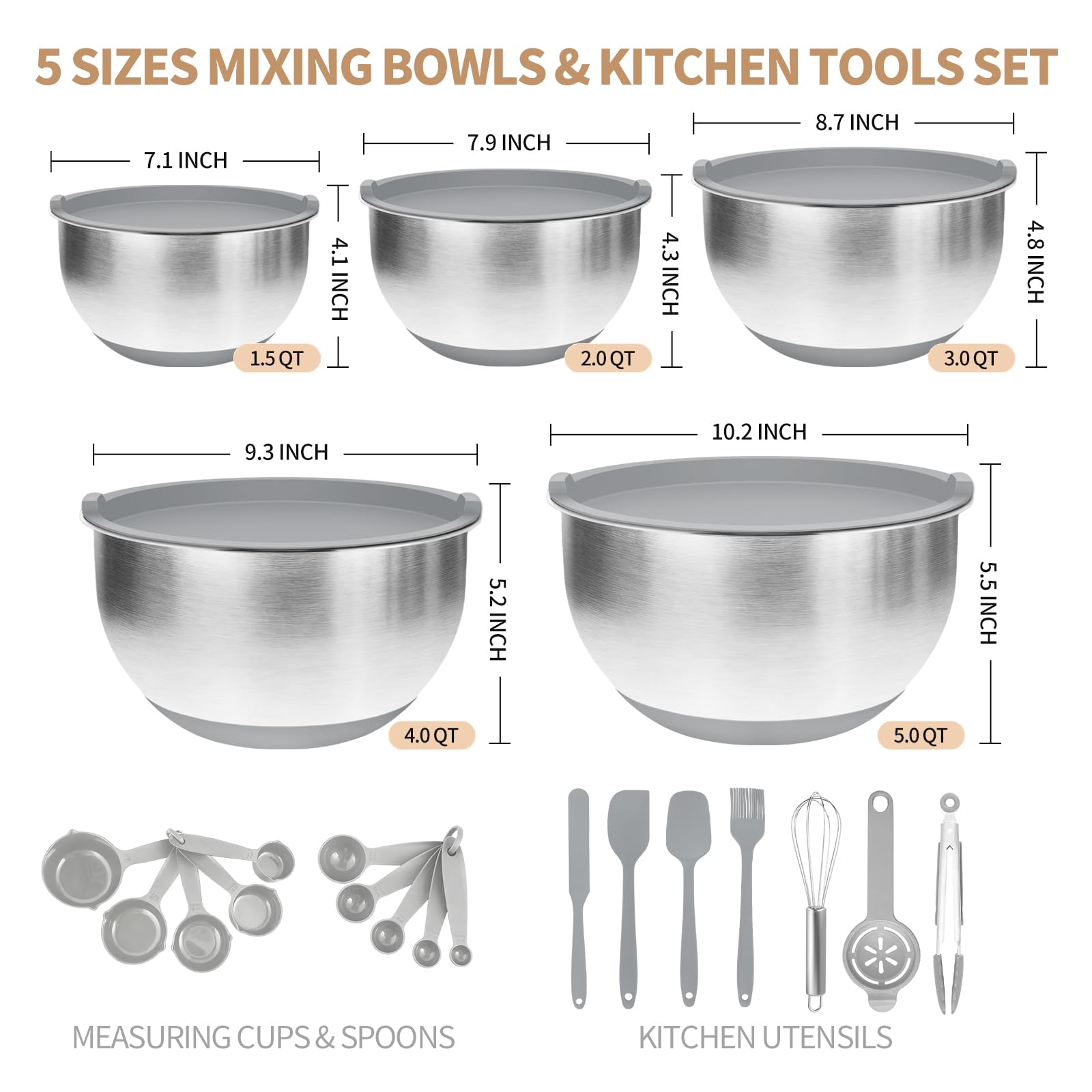 Deedro bowls with inside measurement marks for precise prep