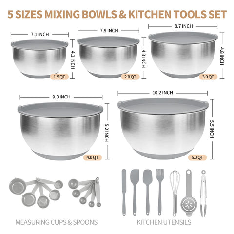Deedro bowls with inside measurement marks for precise prep