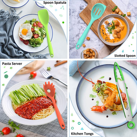 Deedro solid spoon perfect for stirring sauces with non-scratch silicone protection.