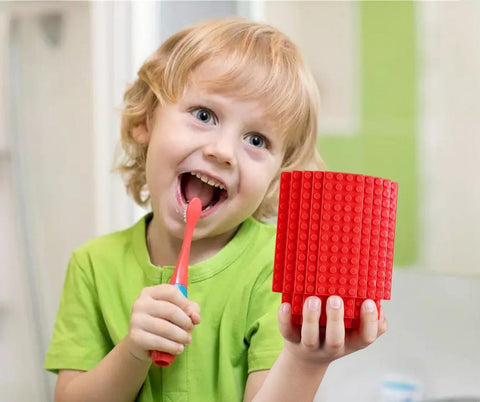 DEEXITO Build-on Brick Mug makes a playful gift for kids and adults.
