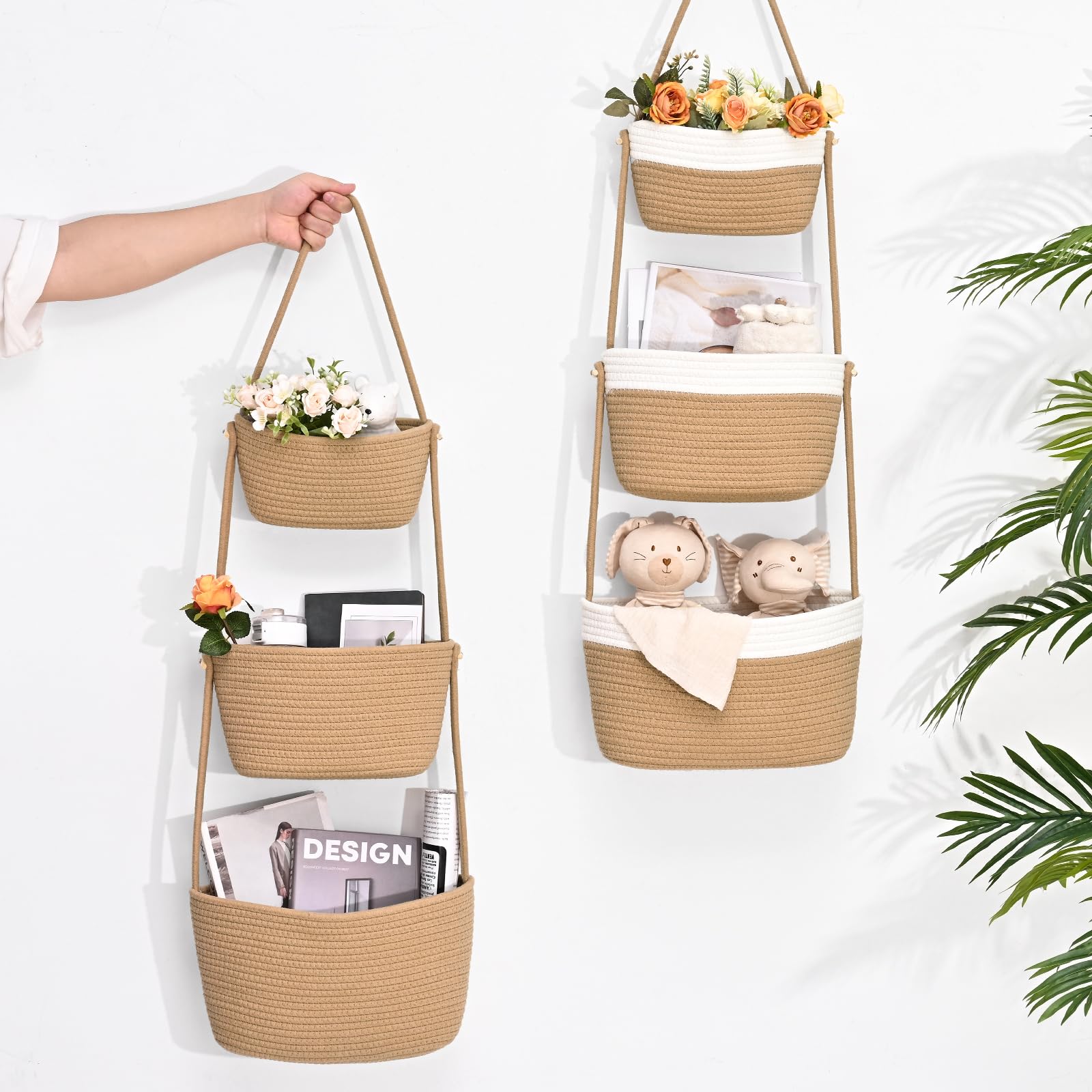 Degeyoyo bathroom towel organization basket keeps essentials ready