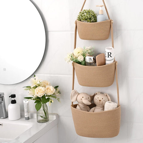 Degeyoyo set of small, medium, and large baskets for versatile storage