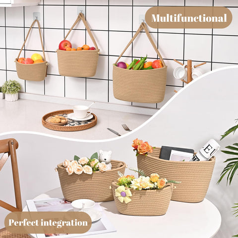 Degeyoyo over the door organizer with hooks provides flexible mounting