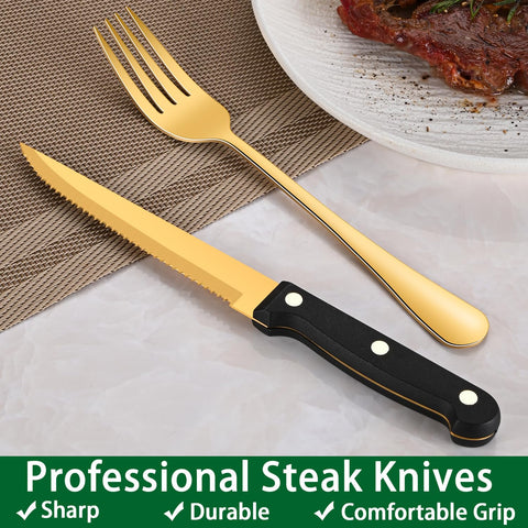 Dehov dishwasher-safe silverware for quick, convenient cleanup.
