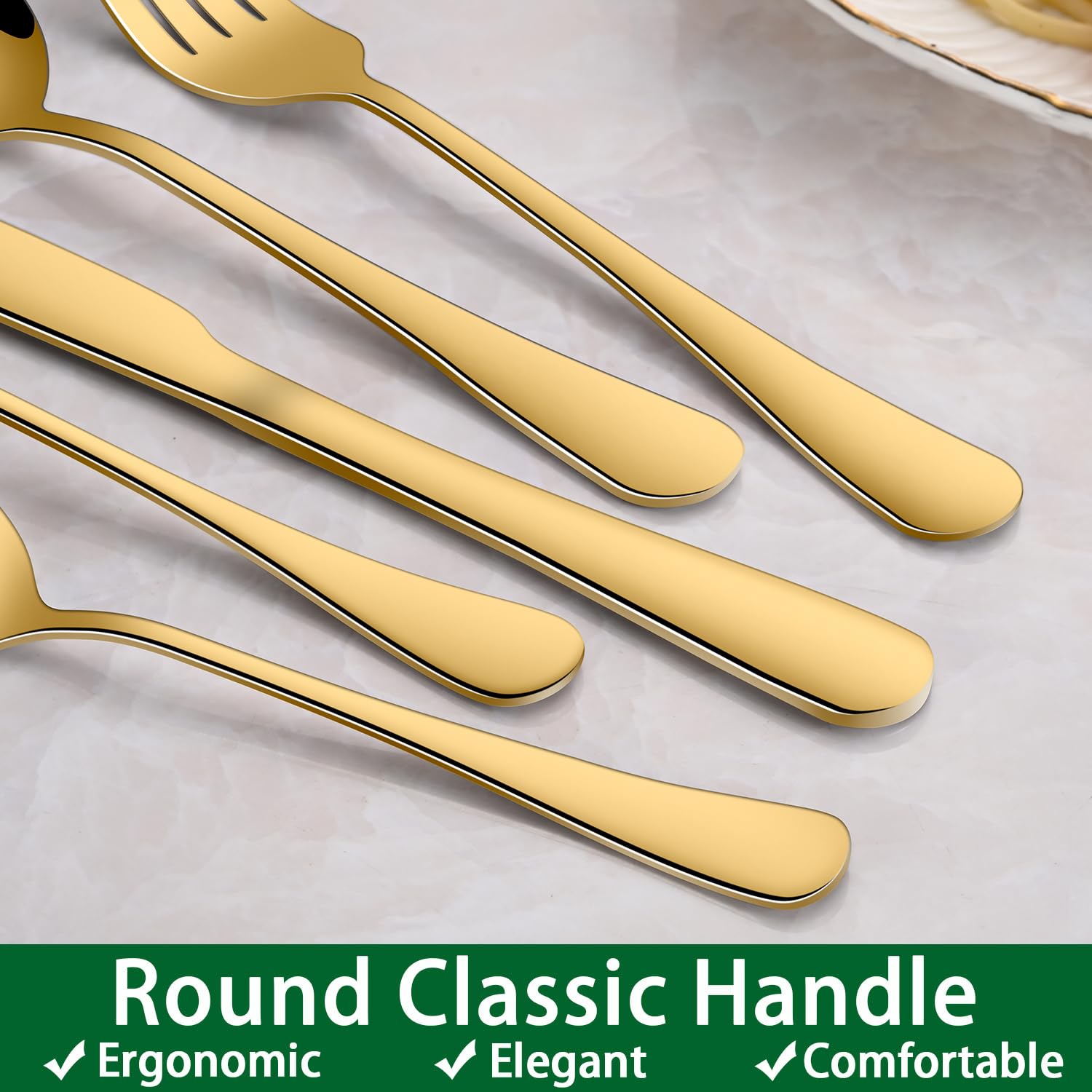 Dehov mirror-polished cutlery adds shine to daily meals.
