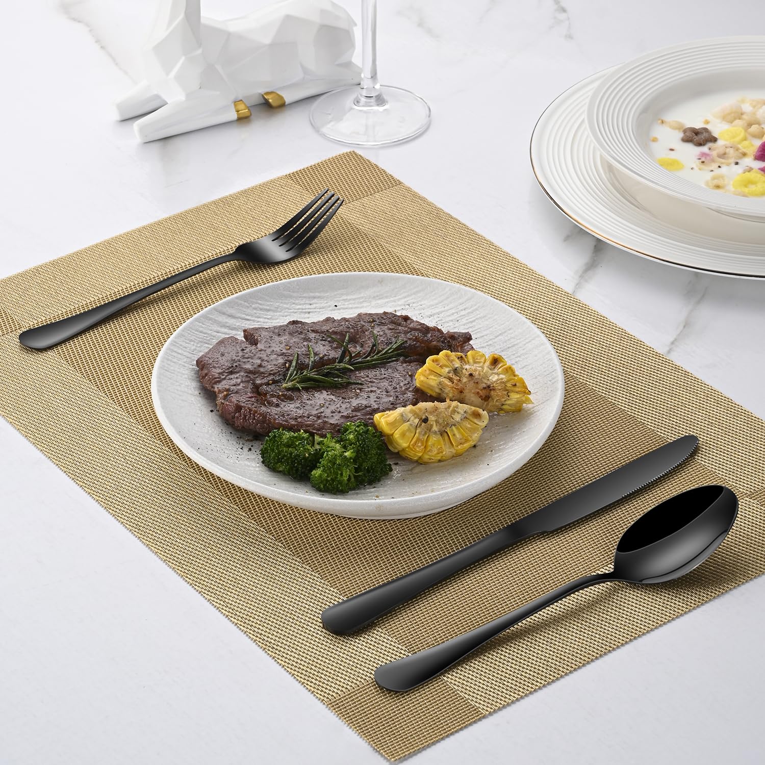 Dehov restaurant-quality silverware suitable for home use and service.
