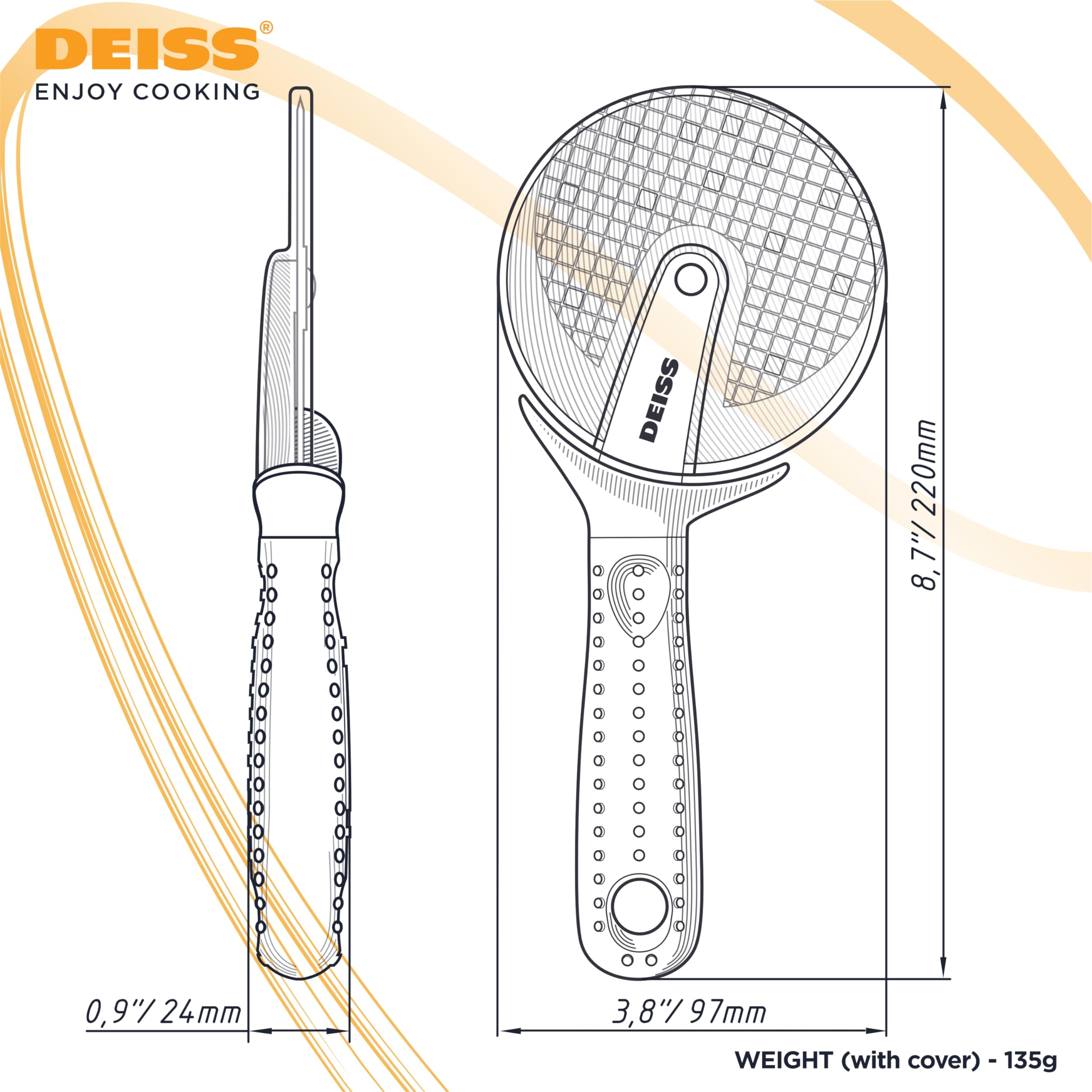 Deiss Lux warranty card visible, lifetime warranty offered.