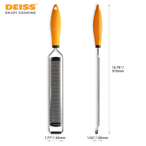 Deiss PRO easy-clean design rinses quickly under running water.