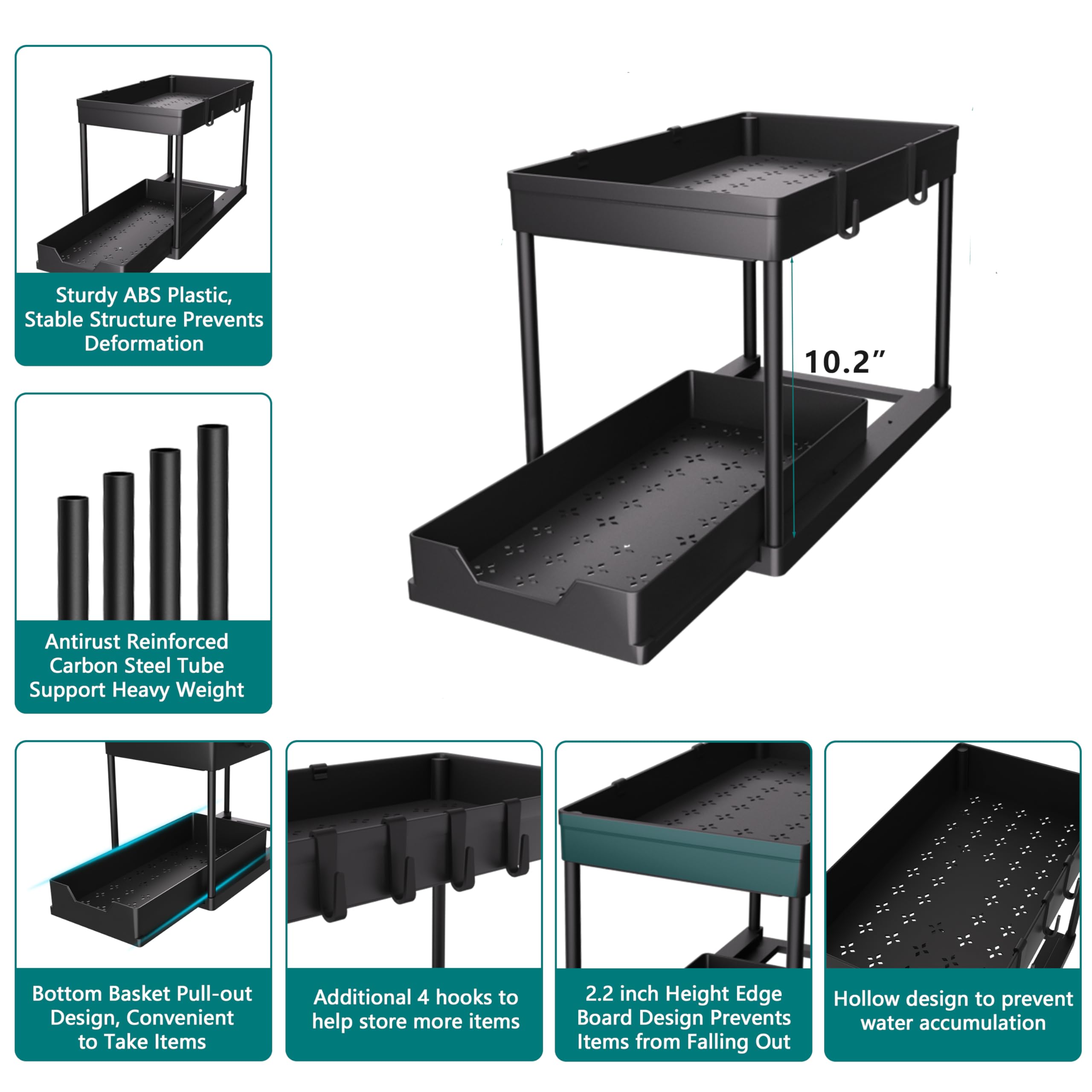 DEKAVA easy, tool-free installation with level setup.
