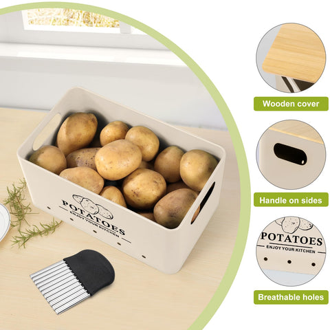 Dekosilave kitchen storage set with bamboo lids fits compact spaces.