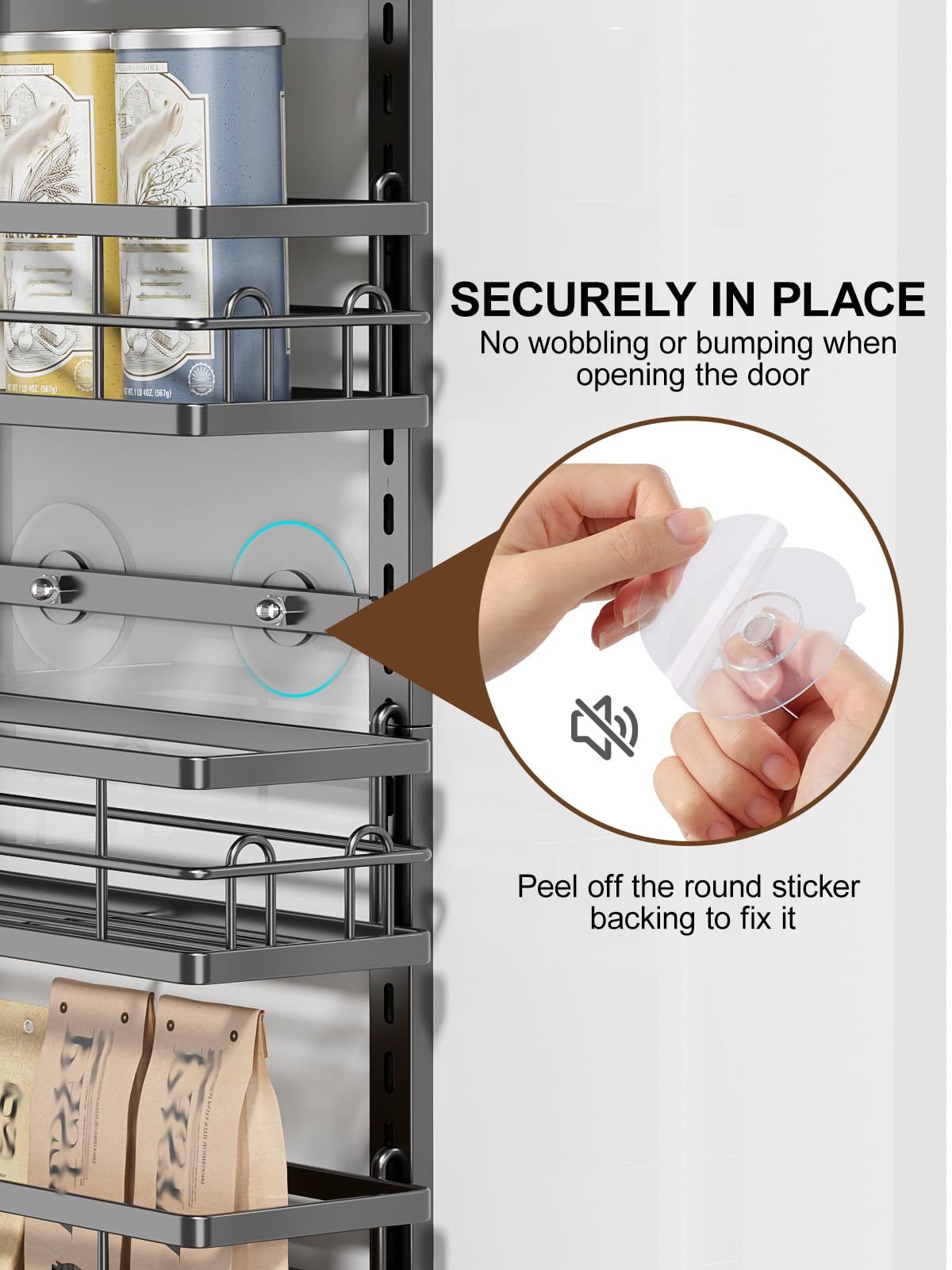 Delamu easy-installation design requires no tools or drilling.
