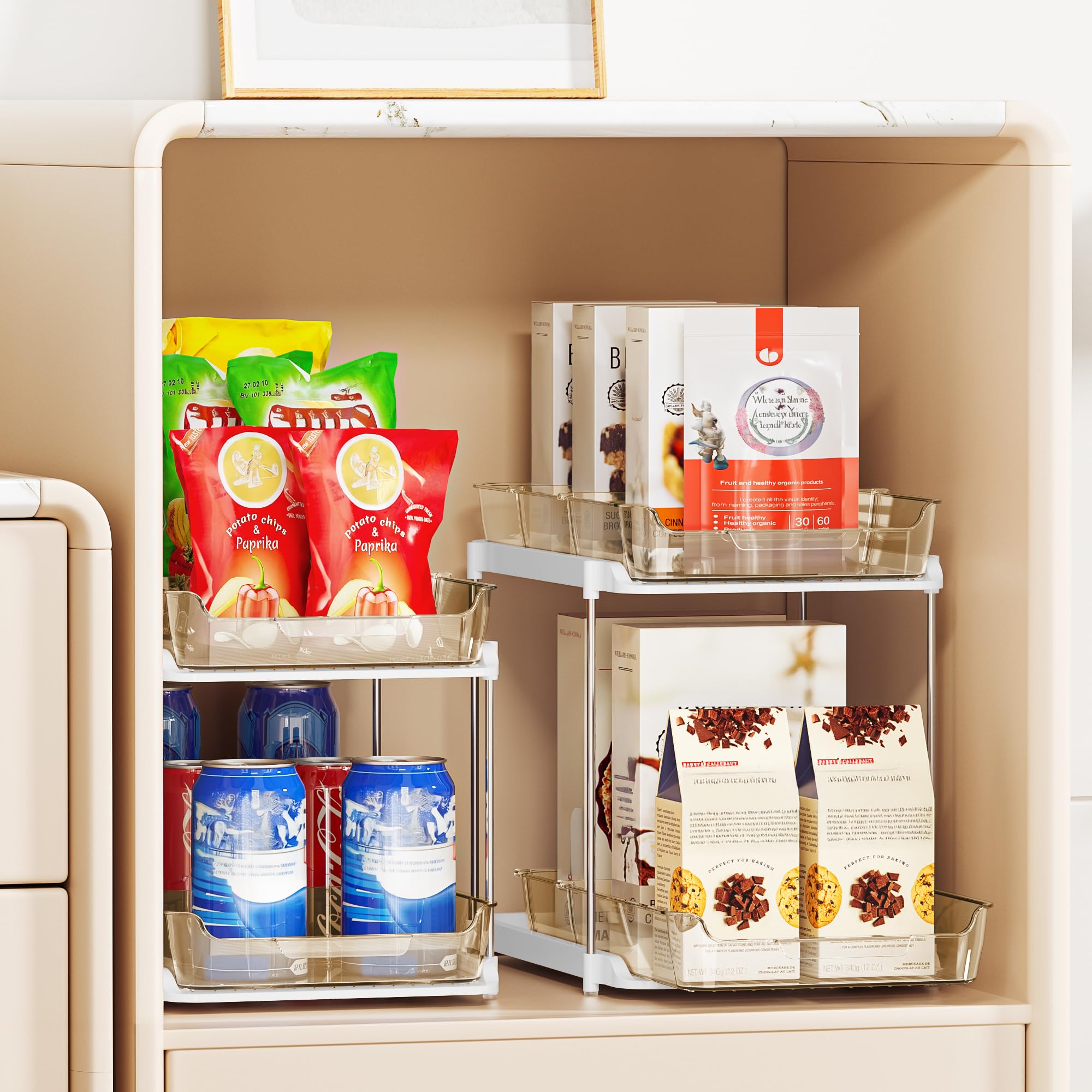 Delamu anti-slip base keeps organizer steady on countertops