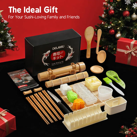 Delamu bamboo sushi mats deliver authentic texture for rolls