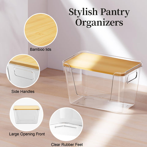 Delamu bamboo-top non-slip base provides stable placement.