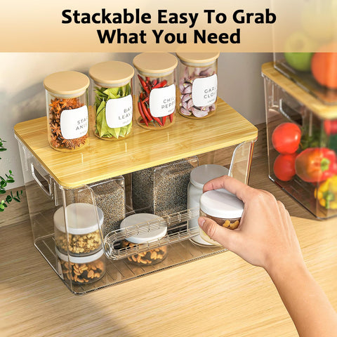 Delamu kitchen counter storage enables versatile, multi-use organization