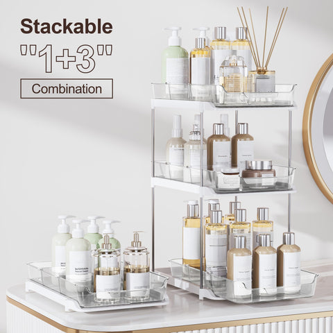 Delamu movable dividers customize spacing for meds, cosmetics, or small tools