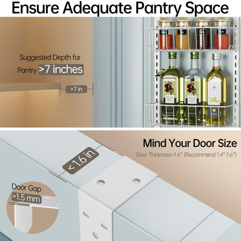 Delamu anti-slip stickers keep baskets stable during door use