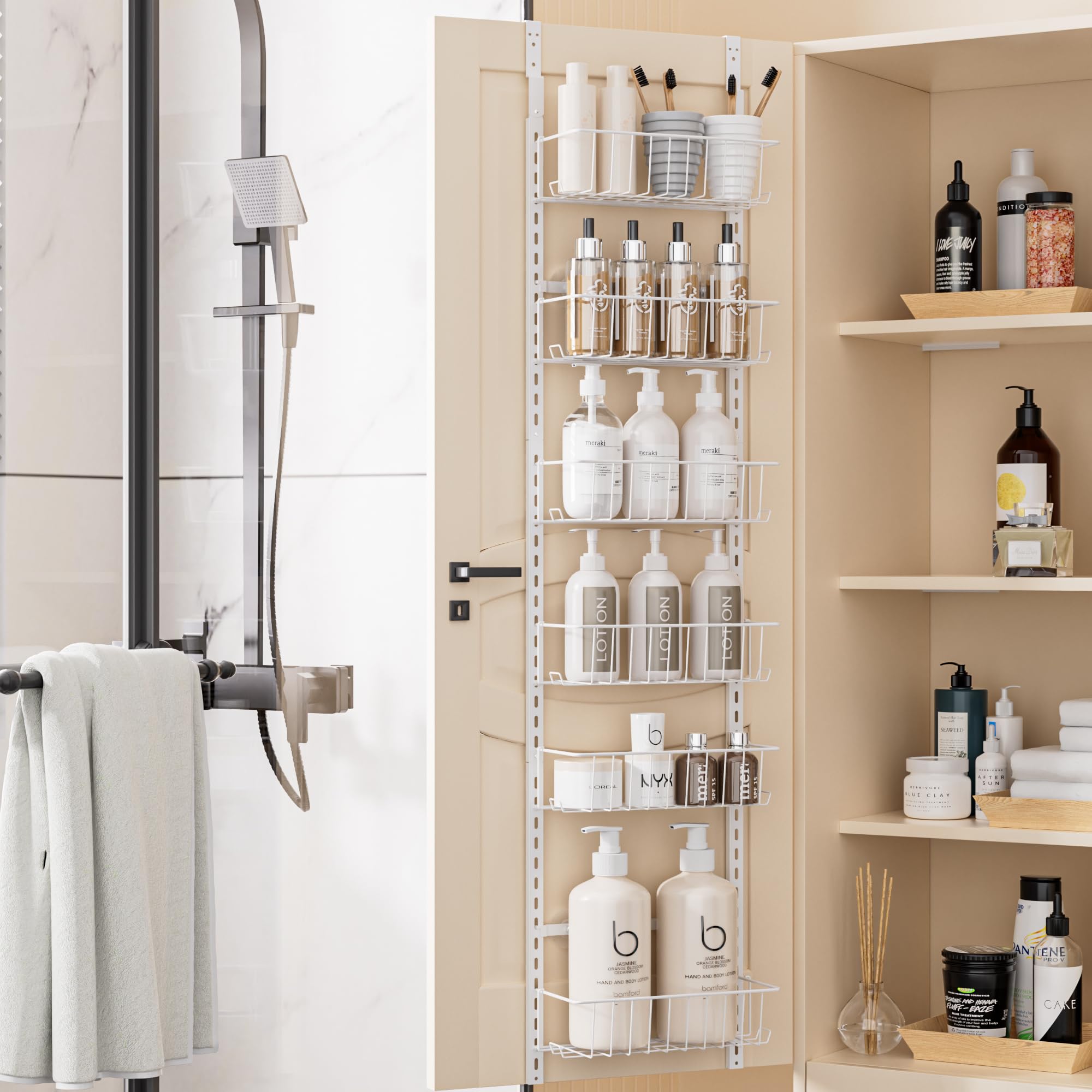 Delamu included hardware supports quick no-drill mounting