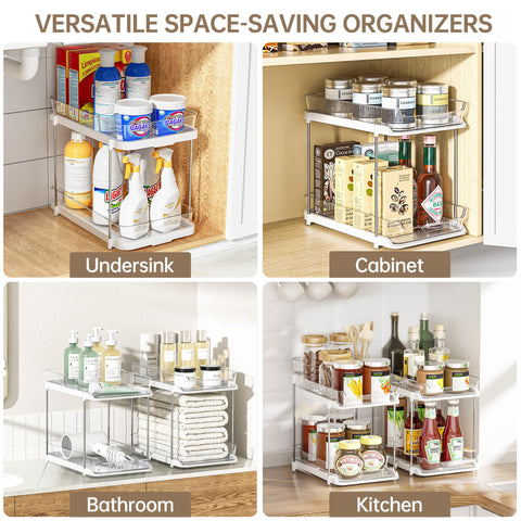 Delamu stackable pantry storage demonstrates space-saving modular organization