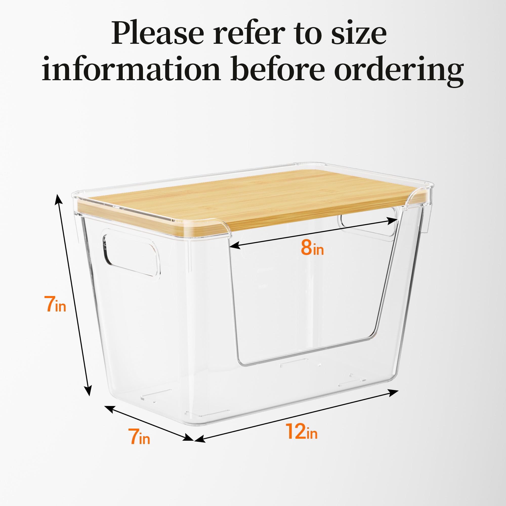 Delamu clear-front design offers quick visibility of bag supplies.