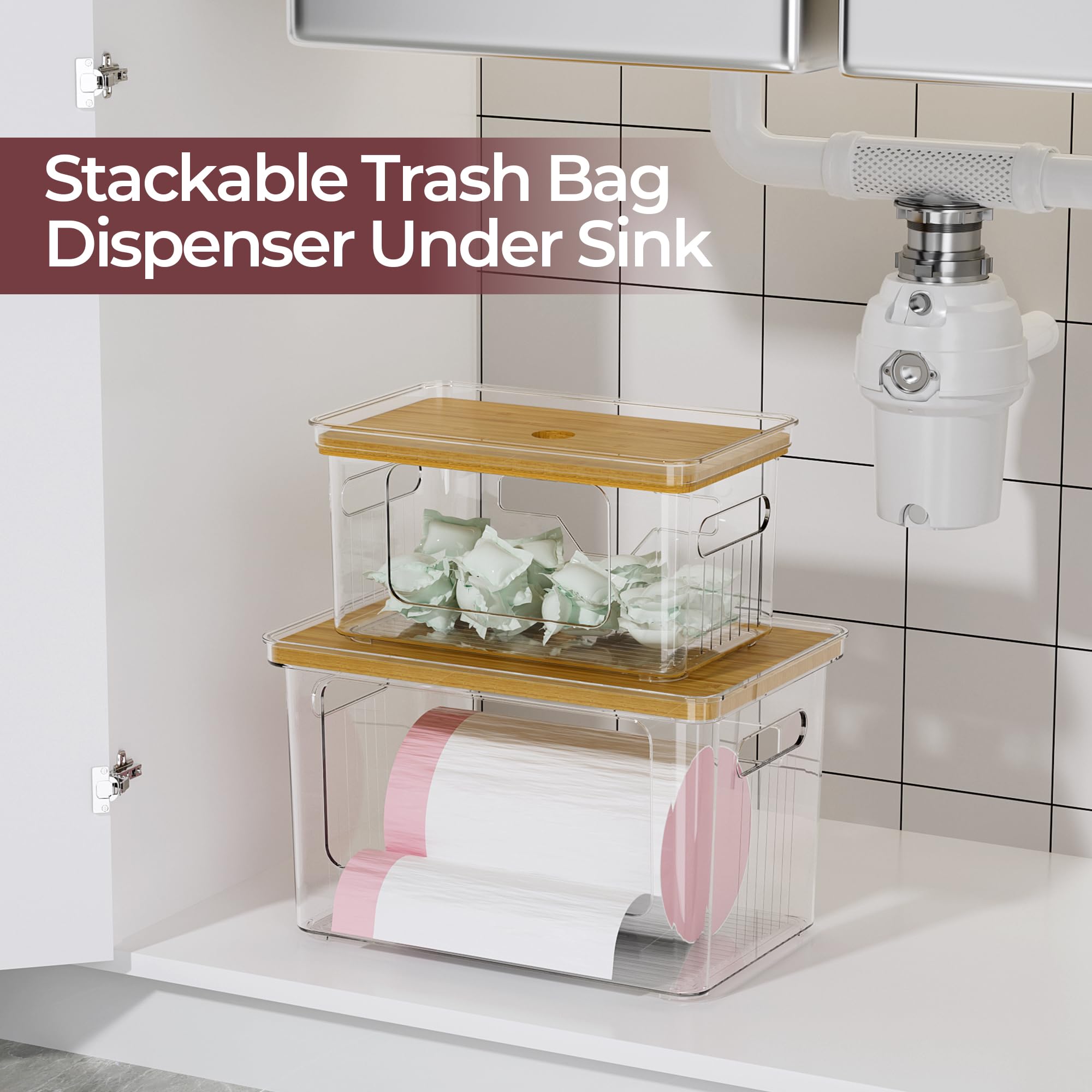 Side handle for effortless movement of the organizer