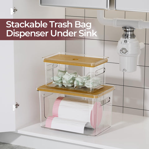 Side handle for effortless movement of the organizer