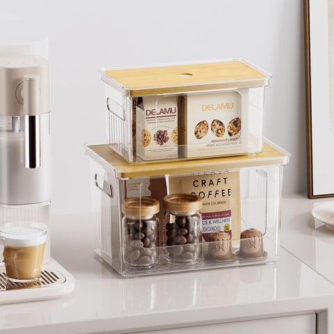 Multi scene storage suitable for produce, snacks, and canned goods