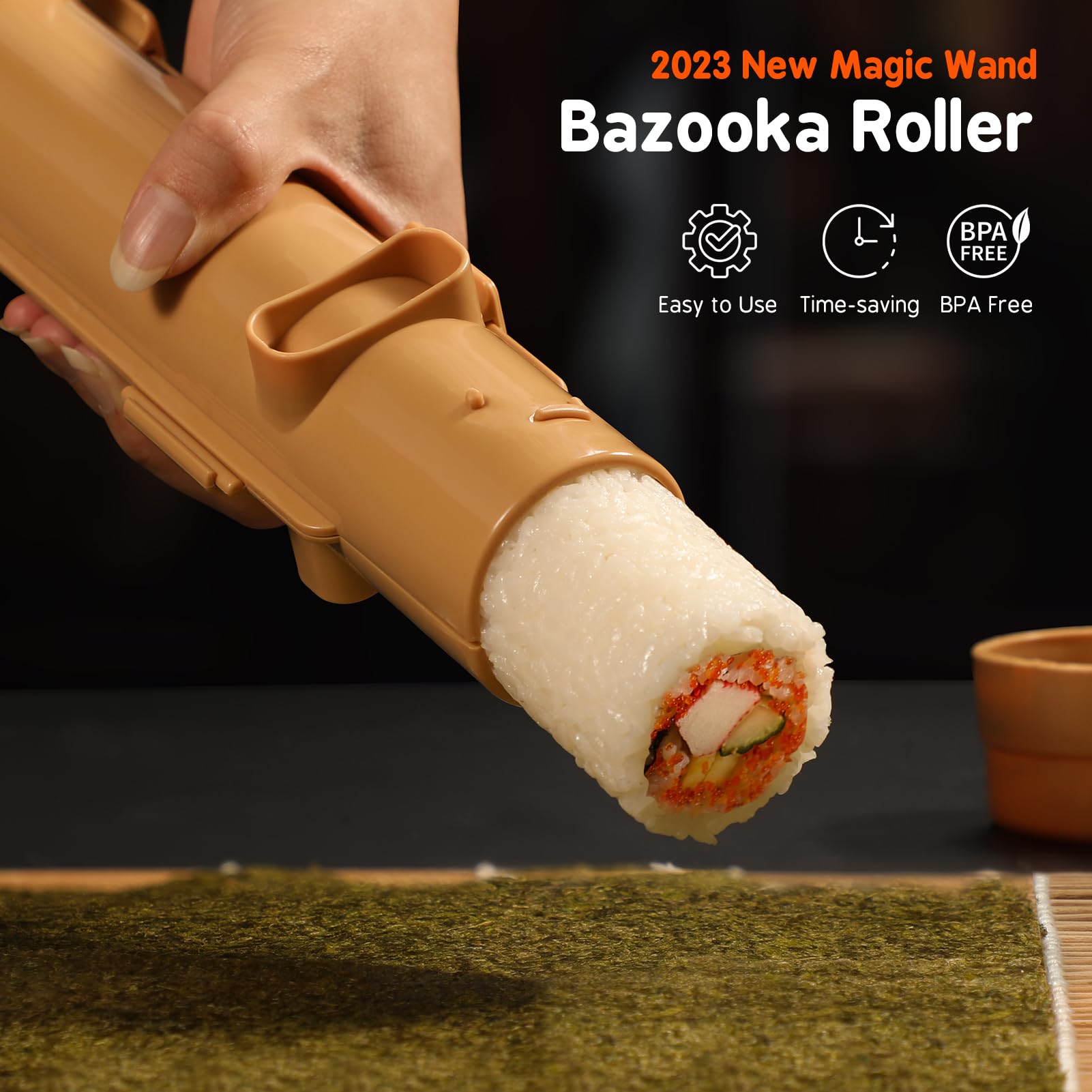 Delamu triangle nigiri gunkan mold creates varied bites