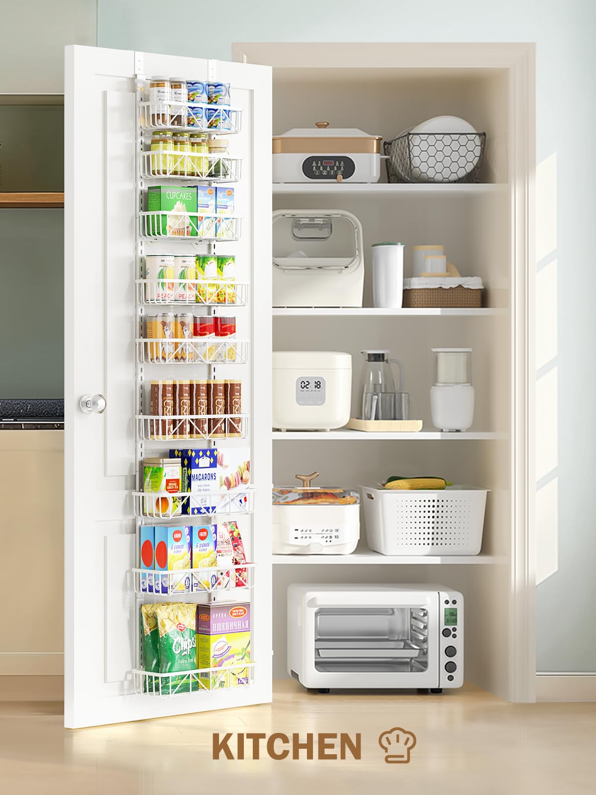 Delamu versatile storage for kitchen, bathroom, and more