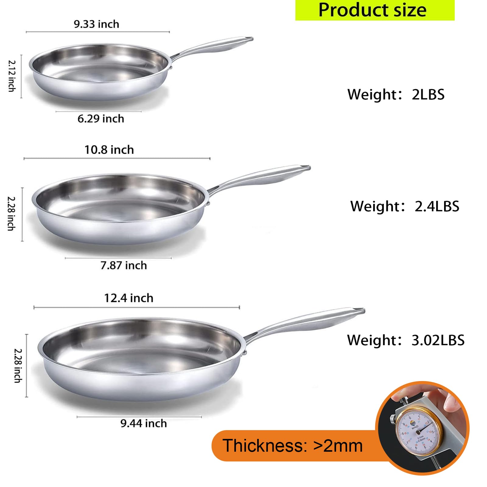 Delarlo pan with ergonomic stay-cool handle for safe lifting.