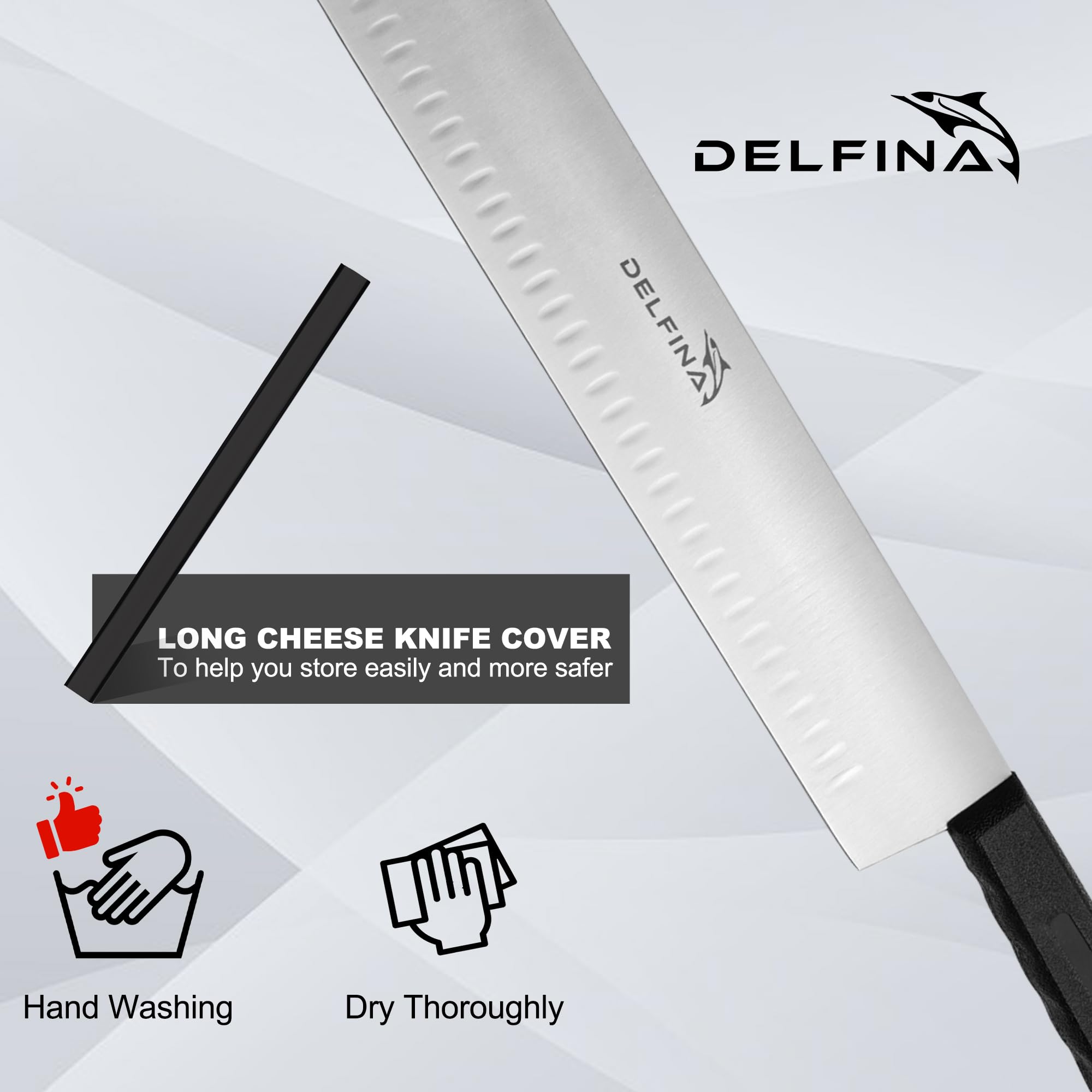 DELFINA double-handle design gives leverage for steady cuts.