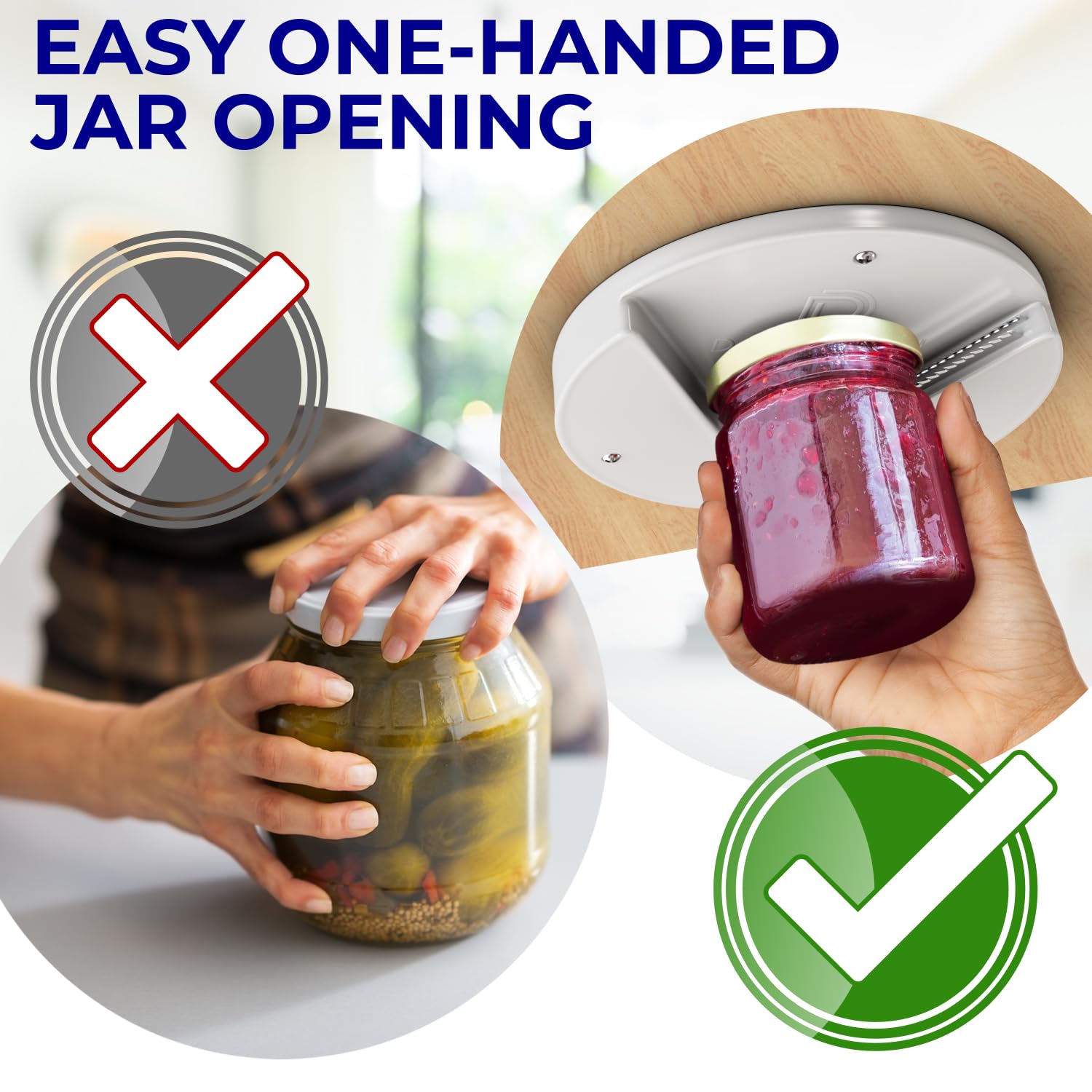 Delfori screw-in cabinet opener secures firmly to mount with durable operation.