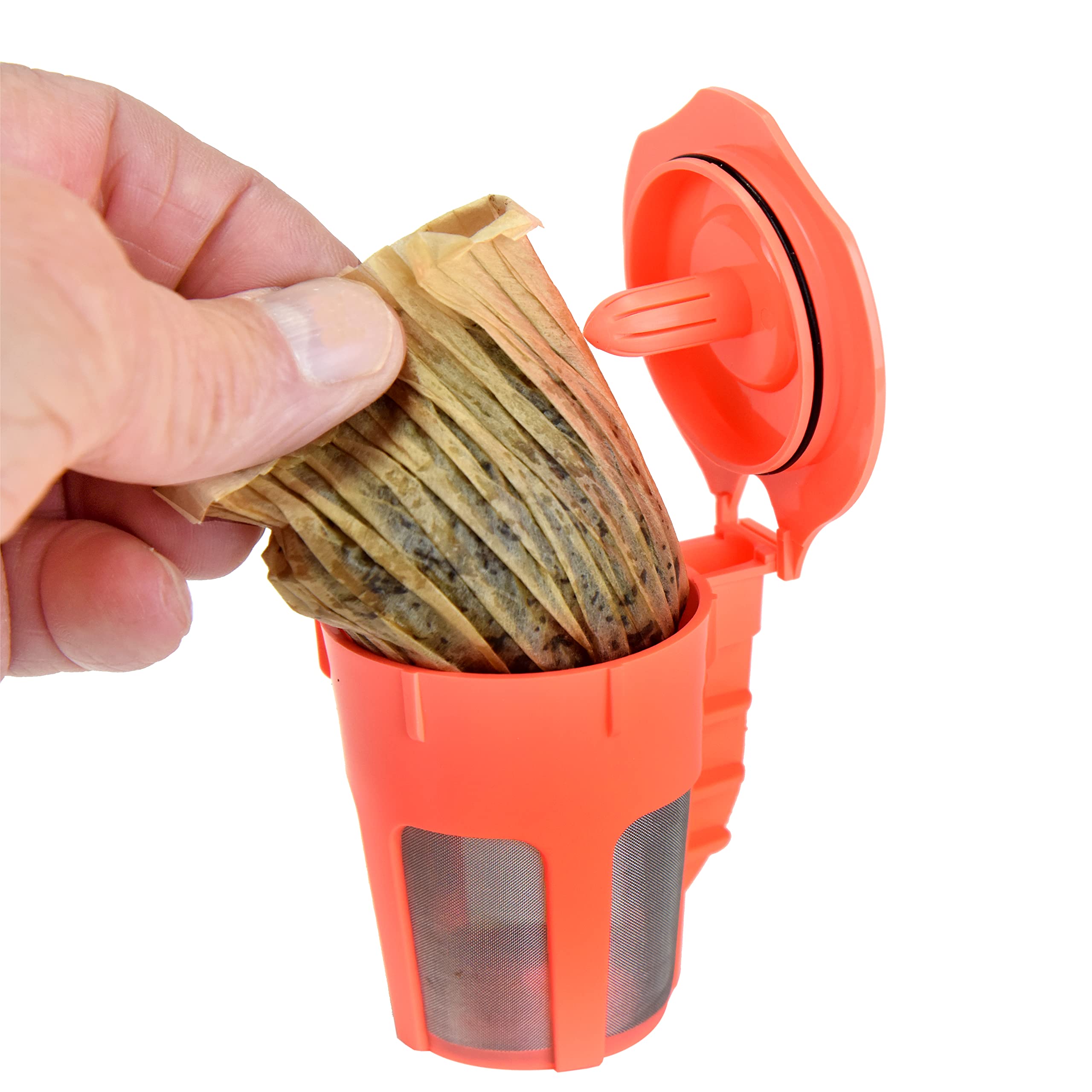 Delibru disposable filter disposed after use, quick cleanup and less mess.